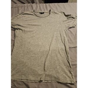 Smog Tee Shirt Regular Fit 100% Cotton Gray Crew Neck Unisex‎ Small